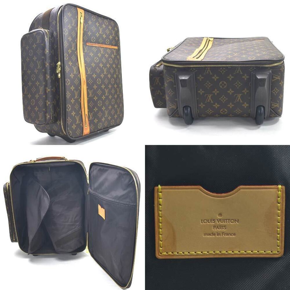 Louis Vuitton Monogram Bosphore Bag Canvas On Travel Brown Trolley Carry